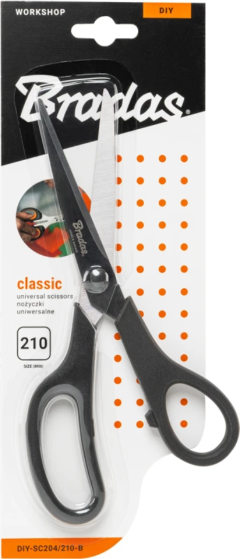 Universalios žirklės Bradas CLASSIC HOME & GARAGE, 210 mm