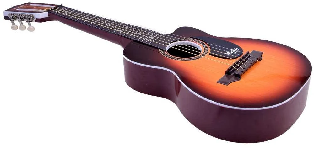 Vaikiška 6 stygų gitara, šviesi