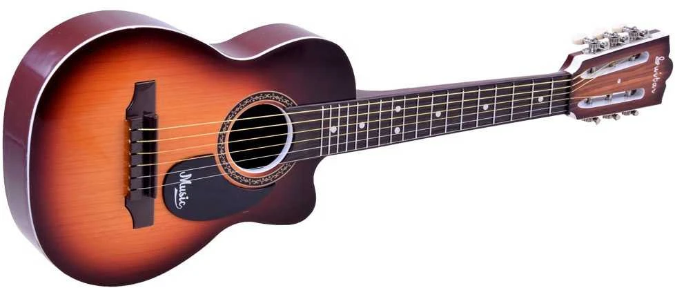 Vaikiška 6 stygų gitara, šviesi