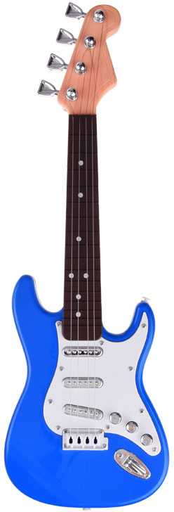 Vaikiška elektrinė gitara, mėlyna