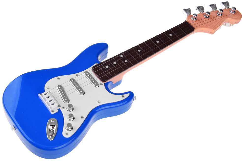 Vaikiška elektrinė gitara, mėlyna