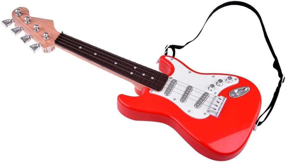Vaikiška elektrinė gitara, raudona