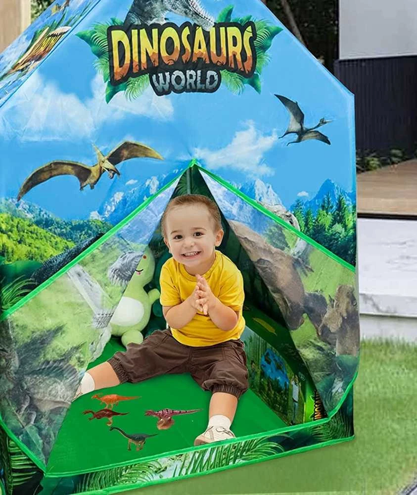 Vaikiška palapinė-namelis "Dinozaurai"