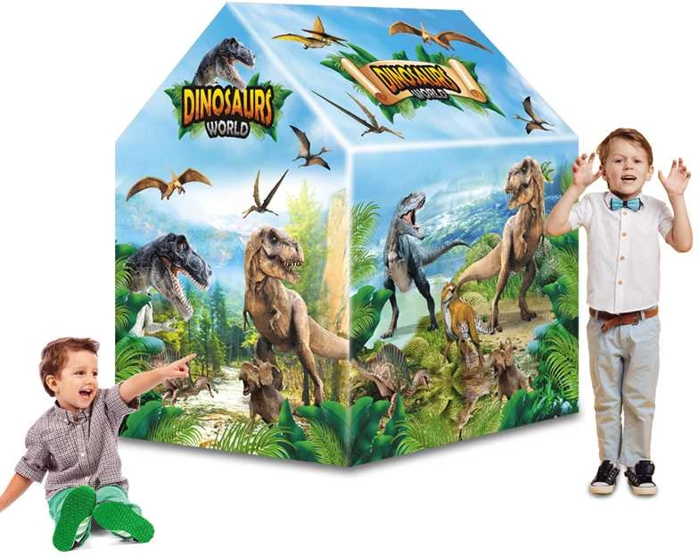 Vaikiška palapinė-namelis "Dinozaurai"