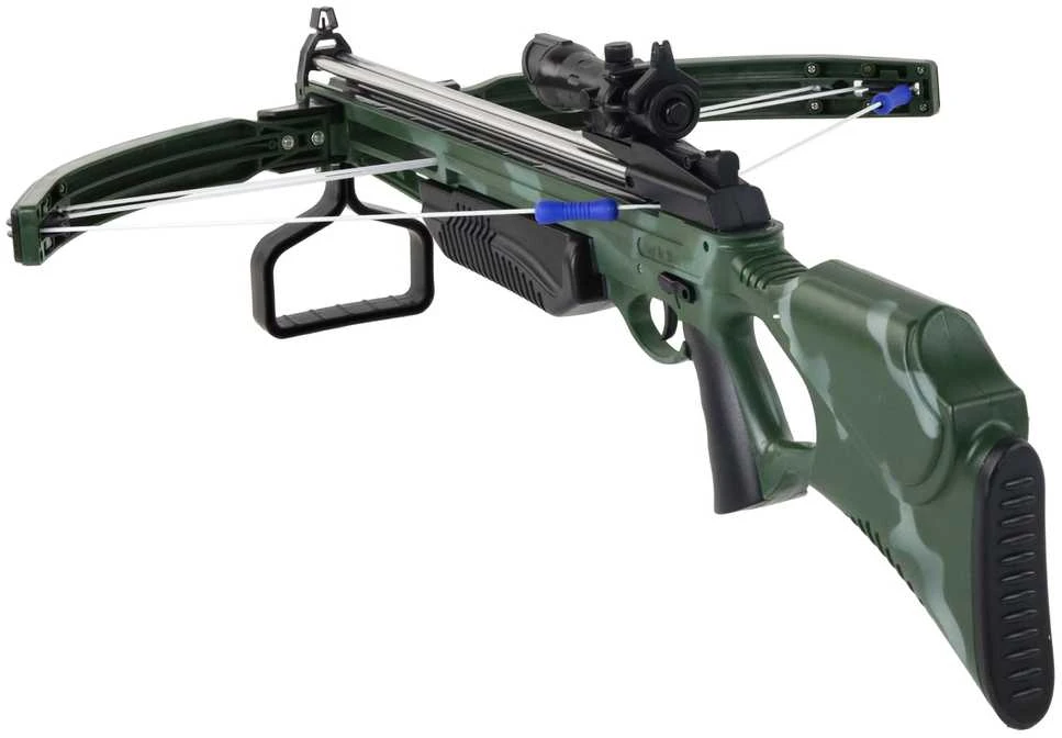 Vaikiškas arbaletas su lazeriniu taikikliu