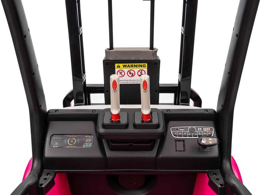 Vaikiškas elektromobilis - šakinis krautuvas XMX638, rožinis