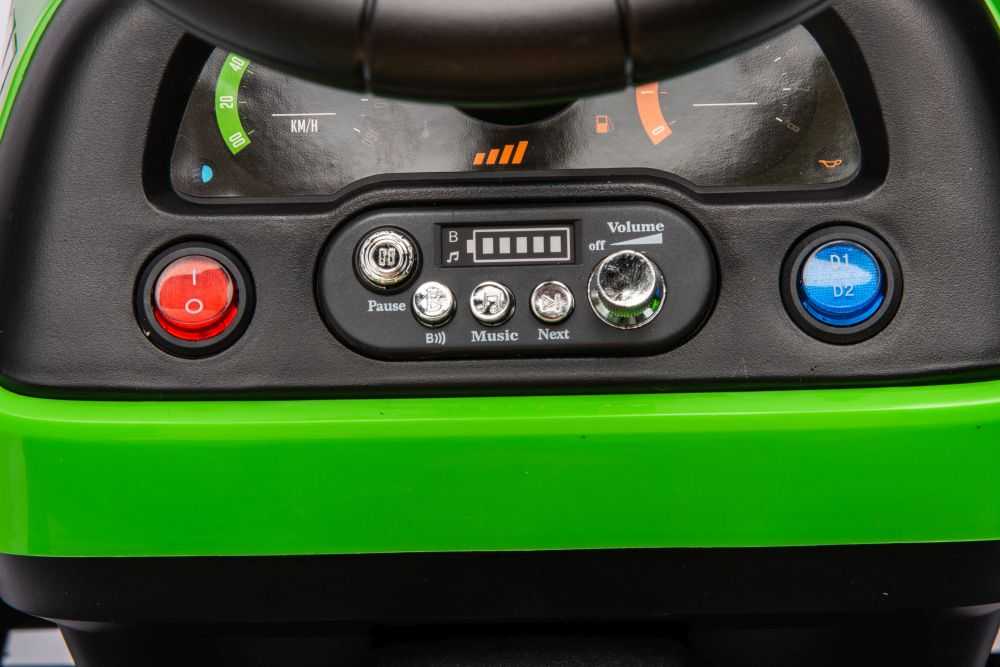 Vaikiškas elektromobilis Traktorius BBH-030, žalias