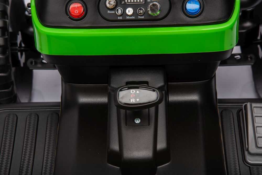 Vaikiškas elektromobilis Traktorius BBH-030, žalias