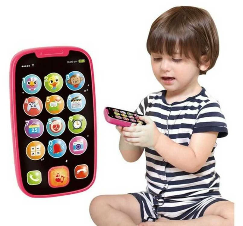 Vaikiškas interaktyvus telefonas, rožinis