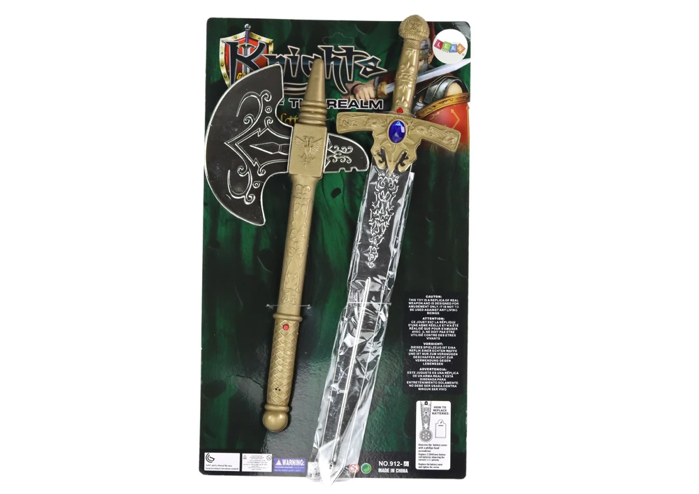 Vaikiškas kardas ir kirvis