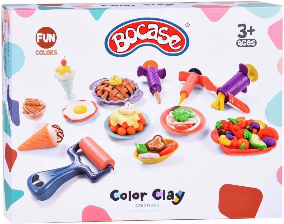 Vaikiškas konditerio rinkinys su plastilinu ir formelėmis