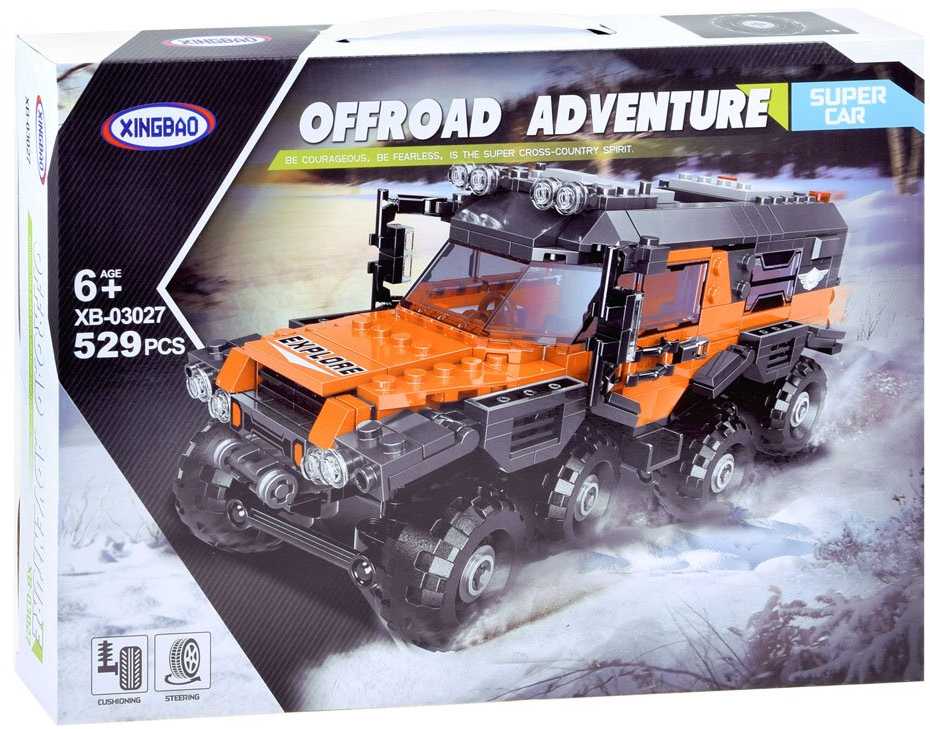 Vaikiškas konstruktorius Off-Road visureigis, 529 detalės
