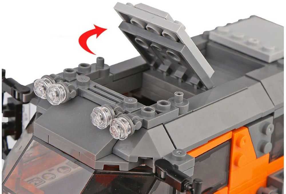 Vaikiškas konstruktorius Off-Road visureigis, 529 detalės