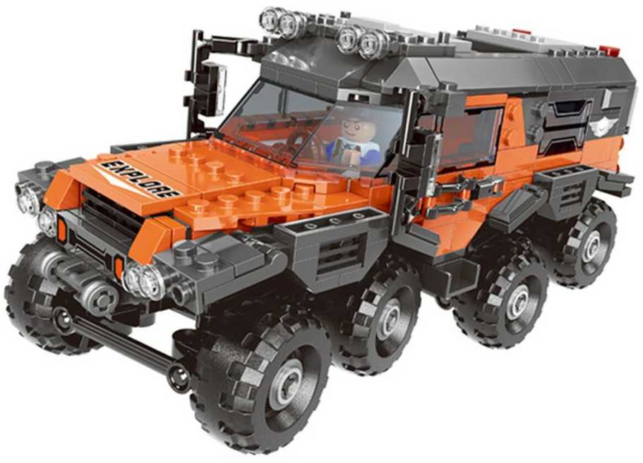 Vaikiškas konstruktorius Off-Road visureigis, 529 detalės