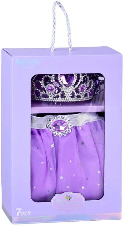 Vaikiškas Mėnulio princesės kostiumas, violetinis