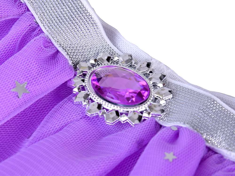Vaikiškas Mėnulio princesės kostiumas, violetinis
