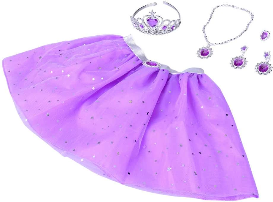 Vaikiškas Mėnulio princesės kostiumas, violetinis