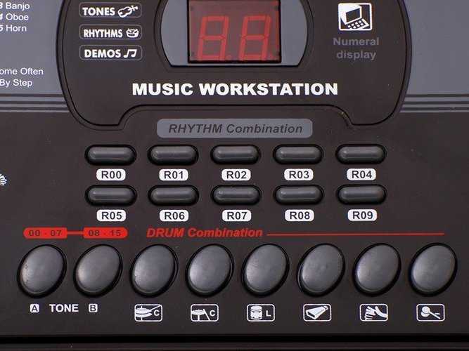 Vaikiškas pianinas MQ-809 USB su mikrofonu