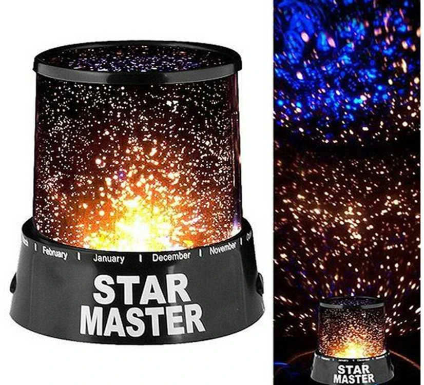 Vaikiškas šviestuvas - žvaigždžių projektorius Star Master