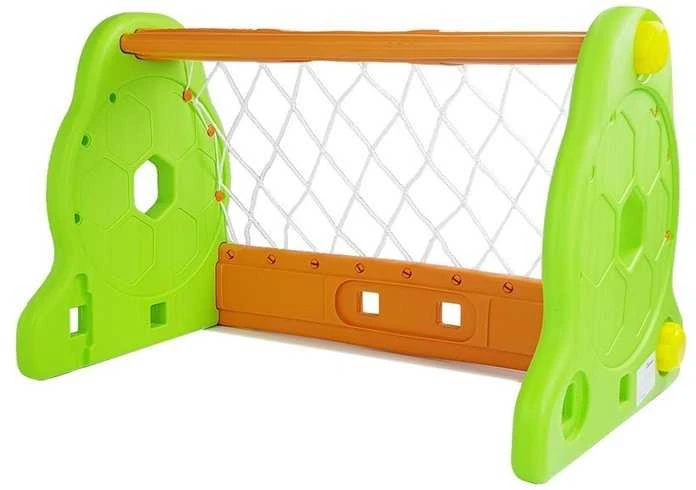 Vaikiški futbolo vartai, žali/oranžiniai