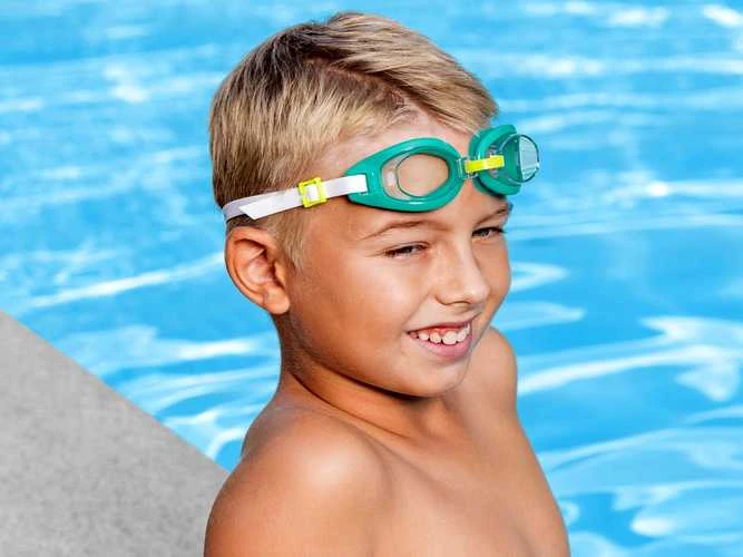 Vaikiški plaukimo akiniai Bestway Aqua Burst, žali