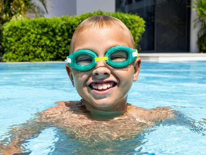 Vaikiški plaukimo akiniai Bestway Aqua Burst, žali