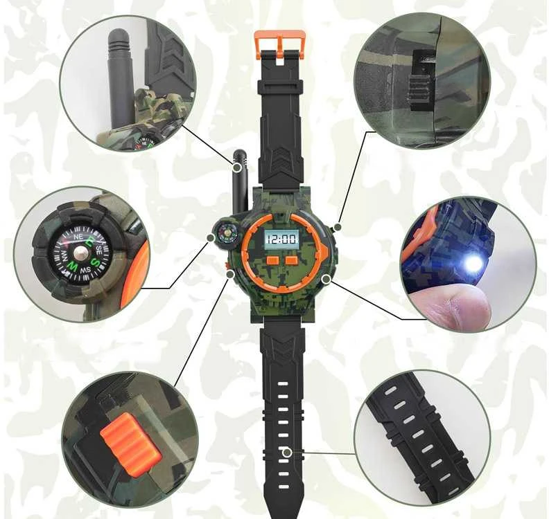Vaikiški „Walkie Talkie“ laikrodžiai, 2 vnt.