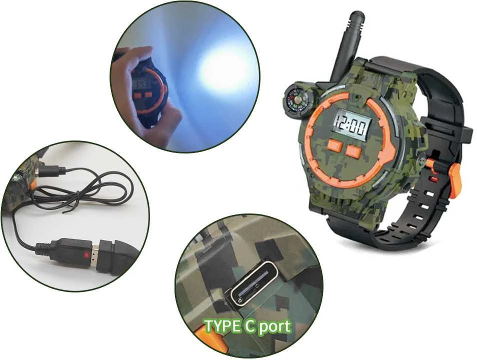 Vaikiški „Walkie Talkie“ laikrodžiai, 2 vnt.