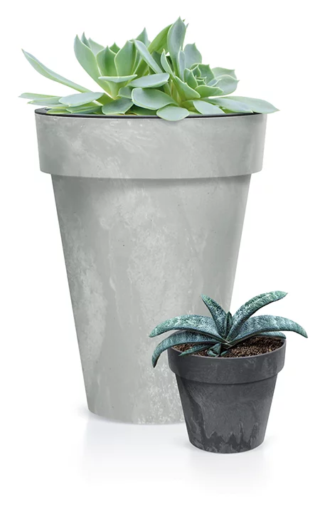 Vazonas Cube Beton Effect, 266 mm