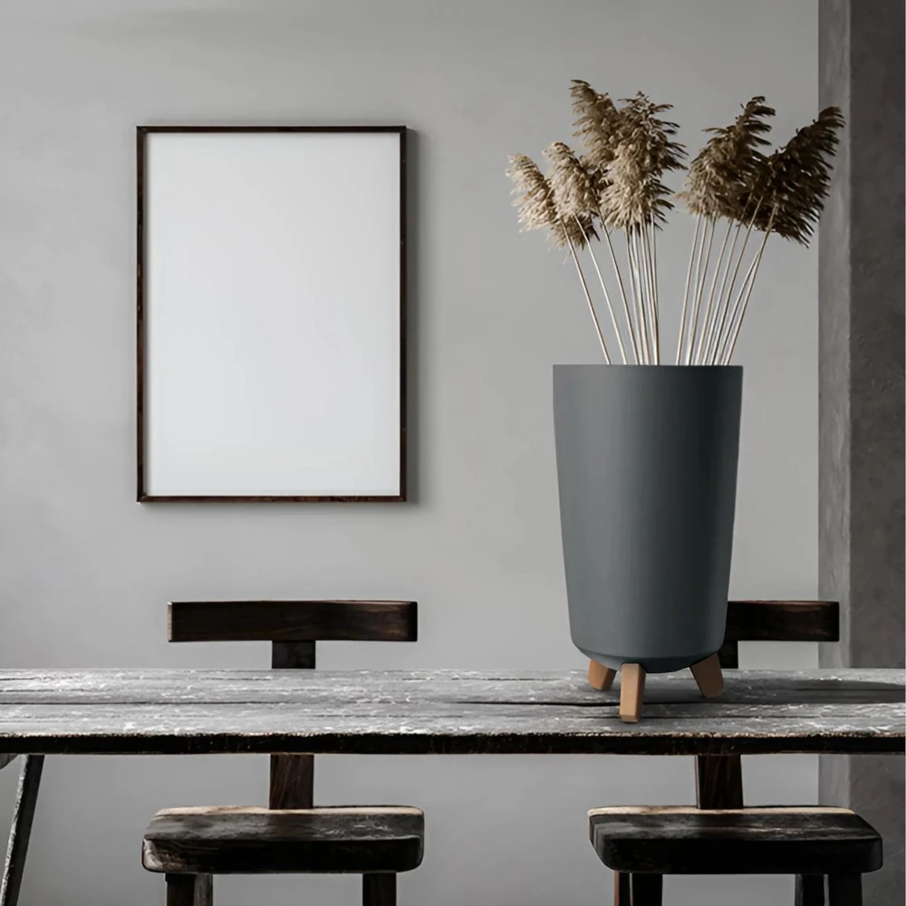 Vazonas GRACIA TUBUS SLIM, anthracite