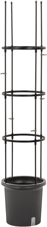 Vazonas su atrama pomidorams TOMATO TUBE, 8x28x148 cm