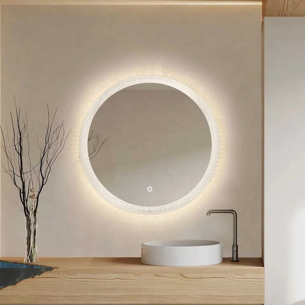 Veidrodis Crystal B LED, 60 cm