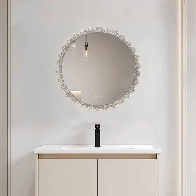 Veidrodis Crystal XO LED, Chrome, 80 cm