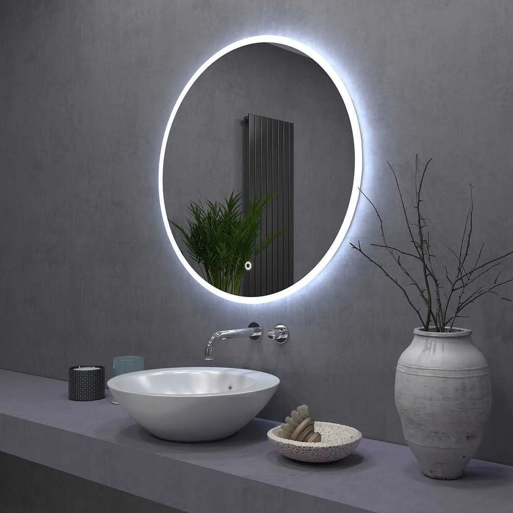 Veidrodis FFJ LED, Chrome, 80 cm