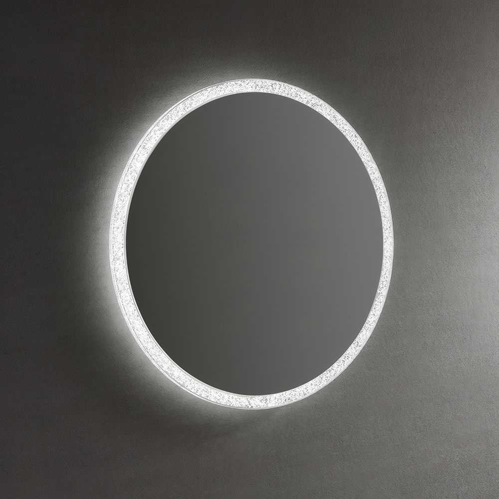 Veidrodis Lumi Lux LED, Baltas, 60 cm
