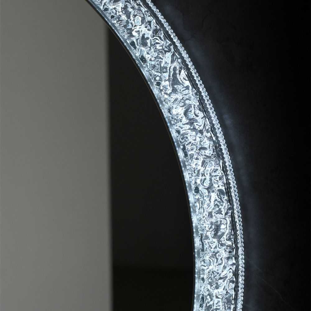 Veidrodis Lumi Lux LED, Baltas, 60 cm