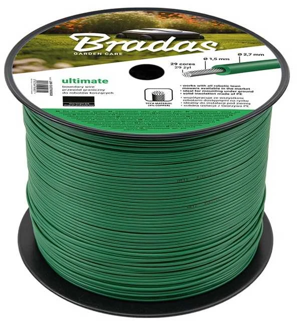 Vejos roboto kontūro laidas Bradas ULTIMATE, 2,7mm x 50m, žalias