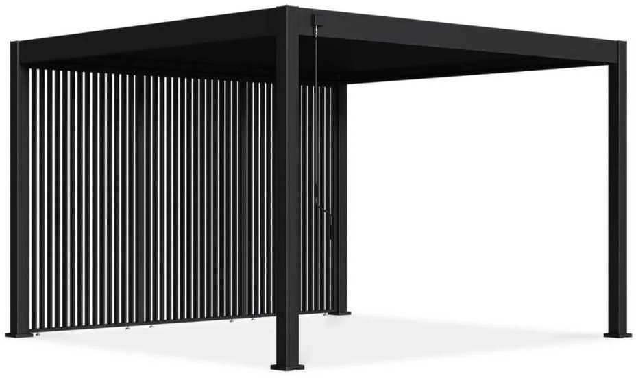 Vertikalios žaliuzės pavėsinėms Pergola ELEGANCE/DELUXE/FUSION 1.3 m, Anthracite (123.5 cm)