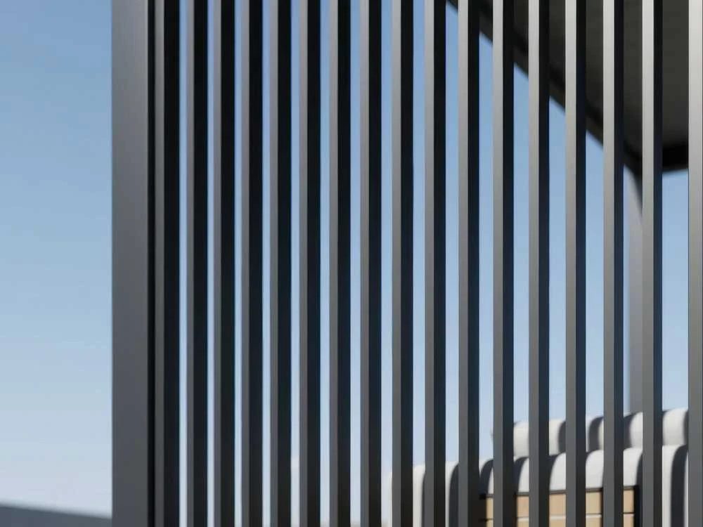 Vertikalių žaliuzių panelė pavėsinei Pergola SUMMIT, 1.88 m, Anthracite