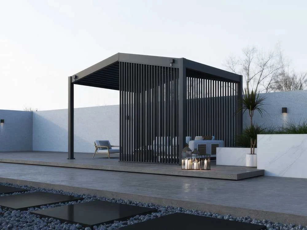 Vertikalių žaliuzių panelė pavėsinei Pergola SUMMIT, 1.88 m, Anthracite