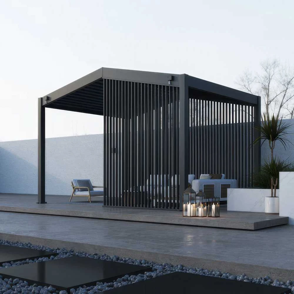 Vertikalių žaliuzių panelė pavėsinei Pergola SUMMIT, 1.88 m, Anthracite