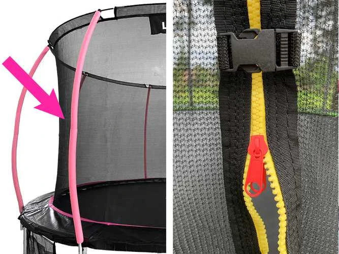 Vidinis tinklas Sport Max 16 pėdų batutui, rožinis