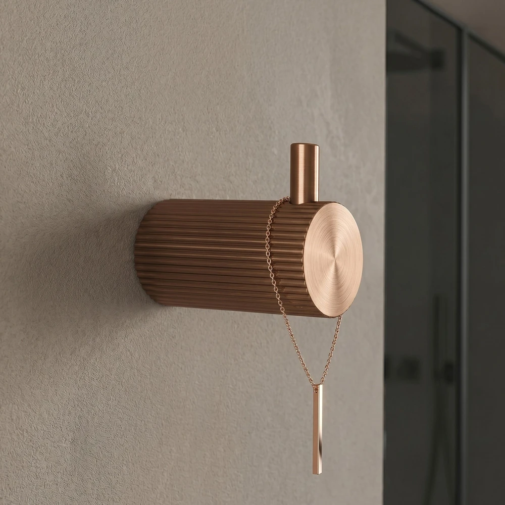 Viengubas vonios kabliukas Rea Solo 64104, Brushed Copper