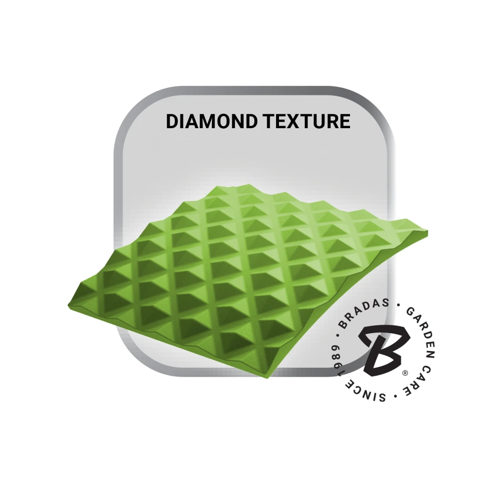 Vienkartinės darbo pirštinės Bradas DIAMOND, juodos, XL dydis, 9-10, 50 vnt.