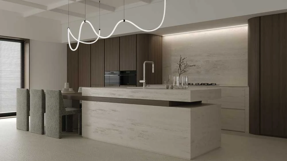 Virtuvinis maišytuvas Deante Momi BKM_F73N, Brushed steel