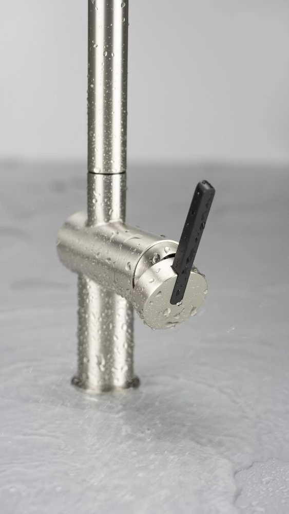 Virtuvinis maišytuvas Deante Momi BKM_F73N, Brushed steel