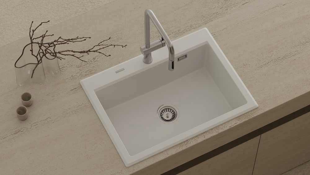 Virtuvinis maišytuvas Deante Momi BKM_F73N, Brushed steel