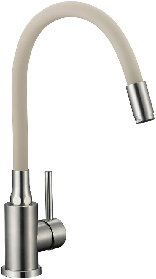 Virtuvinis maišytuvas Kuchinox NAVIRA, B53_461A, Brushed steel/rusvai gelsvas