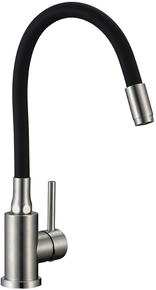 Virtuvinis maišytuvas Kuchinox NAVIRA, B53_761A, Brushed steel/Juodas