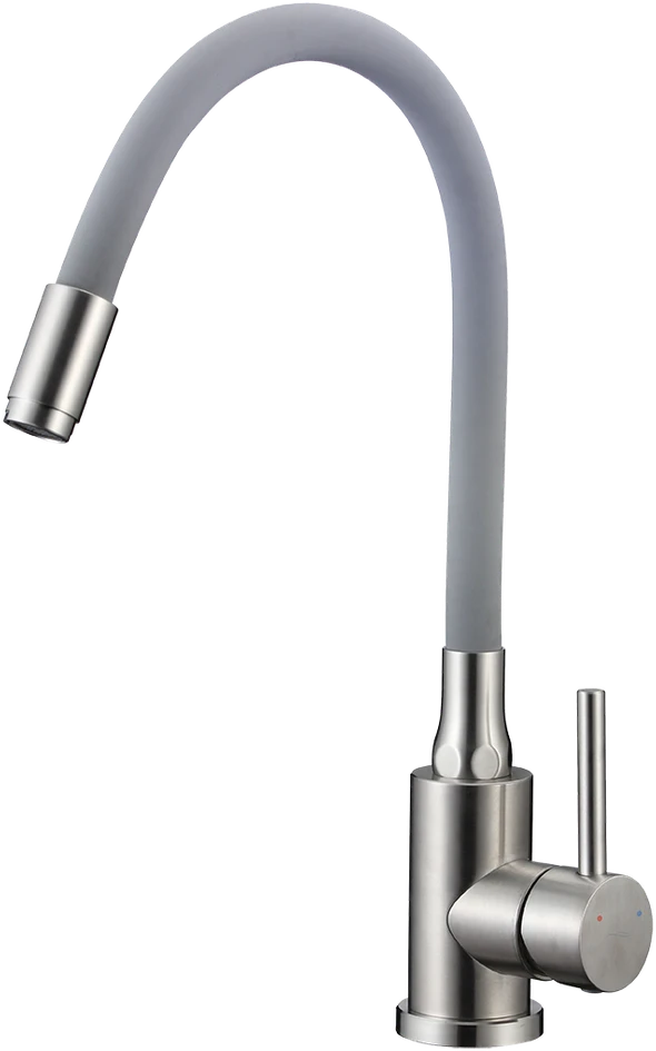 Virtuvinis maišytuvas Kuchinox NAVIRA, B53_961A, Brushed steel/Pilkas